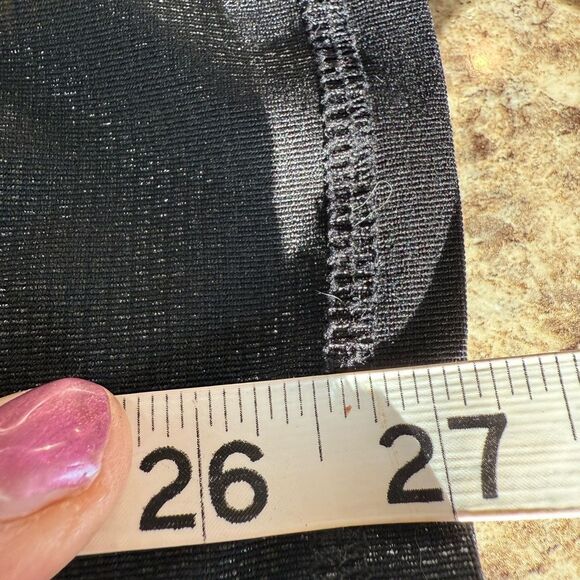 RBX Black Performance Leggings with Elastic Waistband - Picture 7 of 9